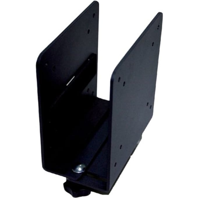 Neomounts THINCLIENT-20 NUC/thin client houder - universeel - montage op VESA 75/100 mm - breedteverstelling 5,2-10 cm - zwart