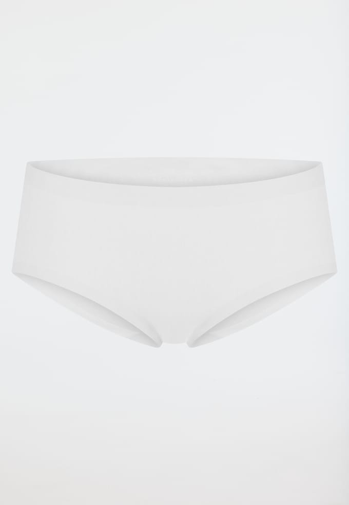 Schiesser Panty naadloos - Invisible Cotton Dames Onderbroek - wit