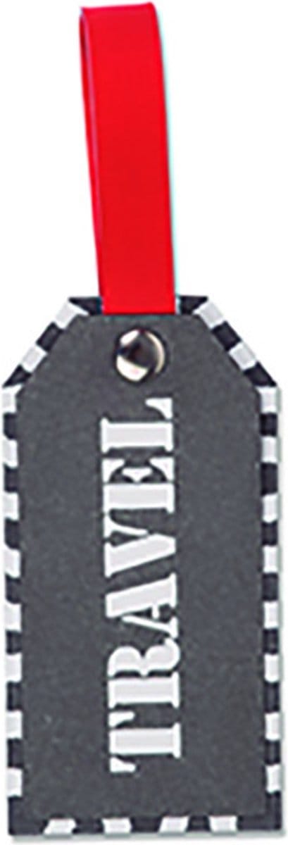 Vacavaliente - Bagage Labels (by Paola Navone) - Gerecycled Leer - Grijs -