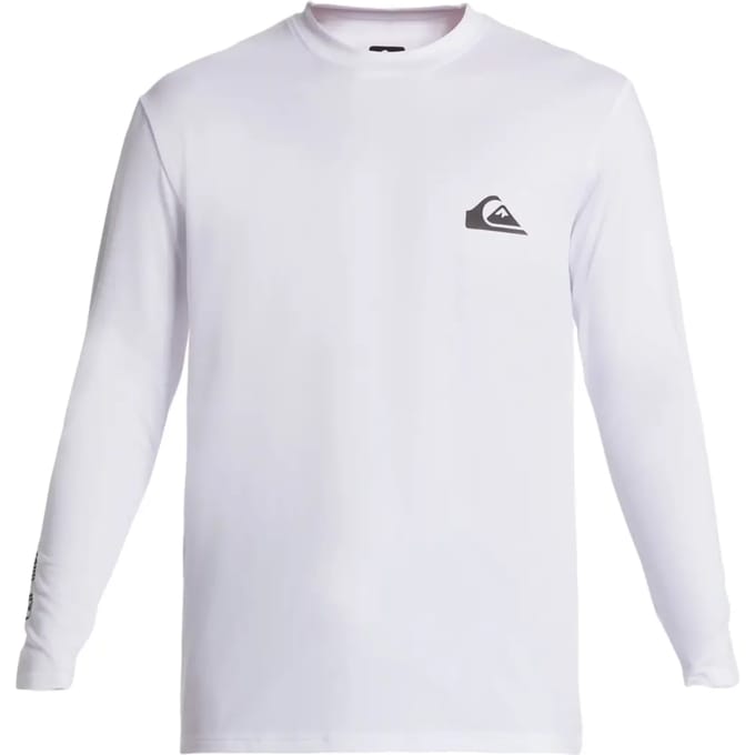 Quiksilver Surf Rash Guard Met Lange Mouwen Wit 2XL Man