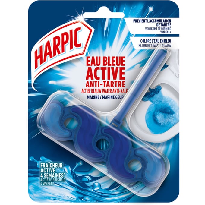 Harpic Active Fresh 6 – Blauw Water – Toiletblok – 1 stuk