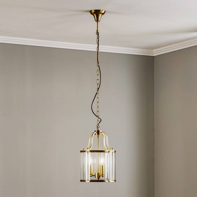 ORION Hanglamp Rieka, ronde lantaarnvorm, 25 cm