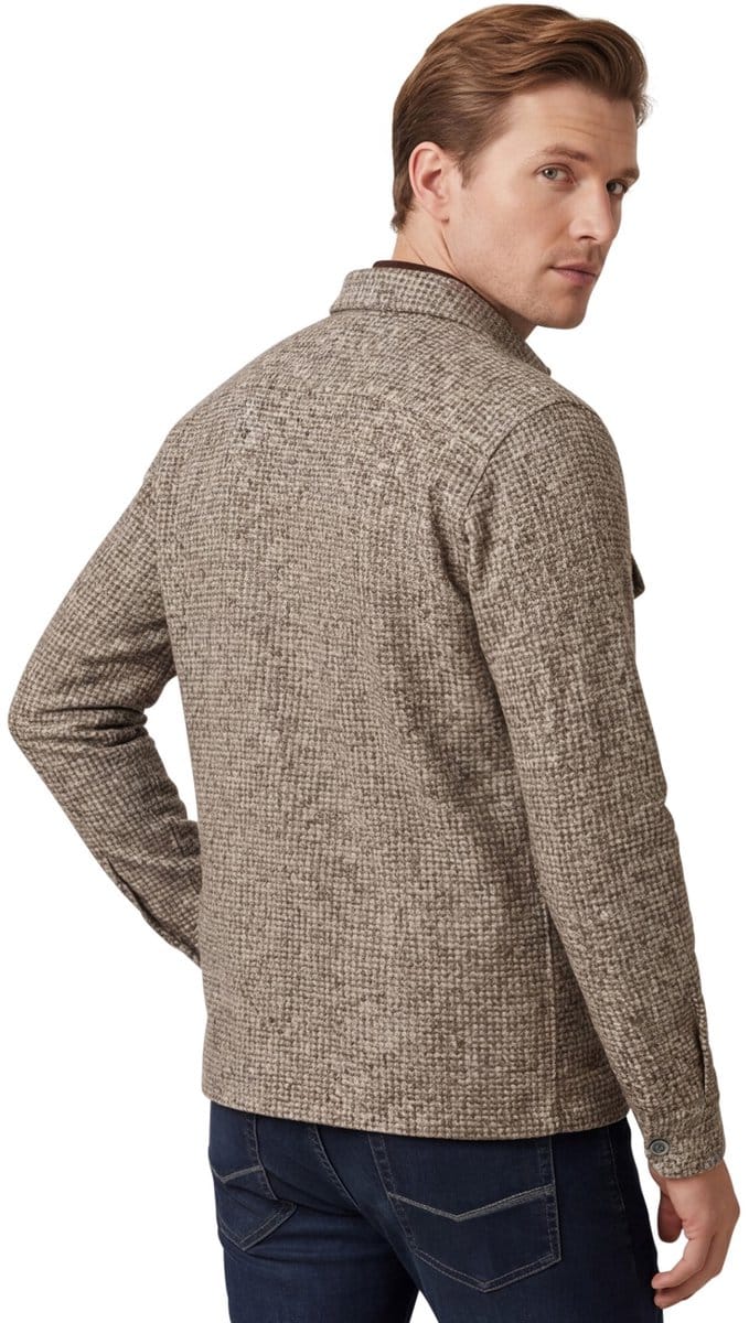 Gentiluomo overshirt wolblend bruin