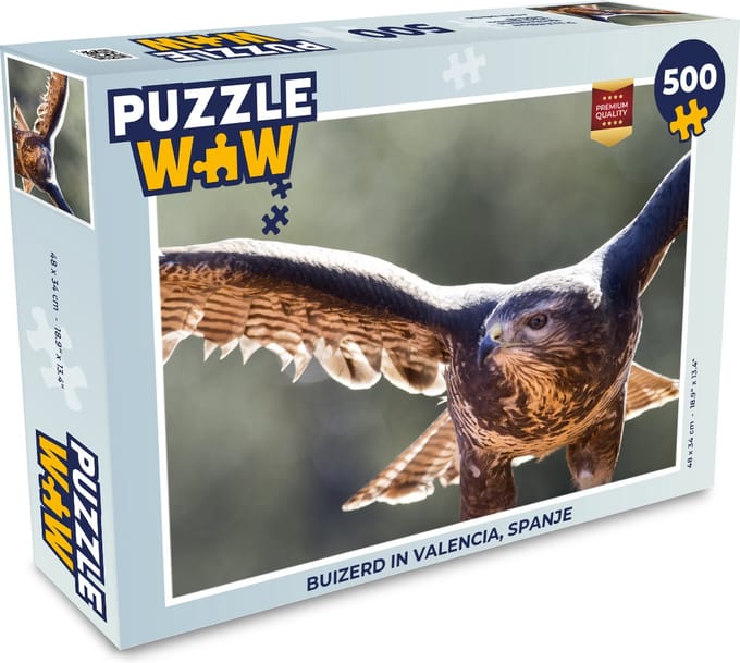Puzzel Buizerd in Valencia, Spanje - Legpuzzel - Puzzel 500 stukjes