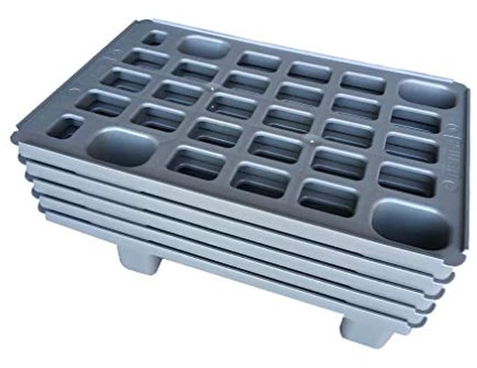 Lichte 1/4 Europallets Palet Set van 5 – Kunststof 60x40cm