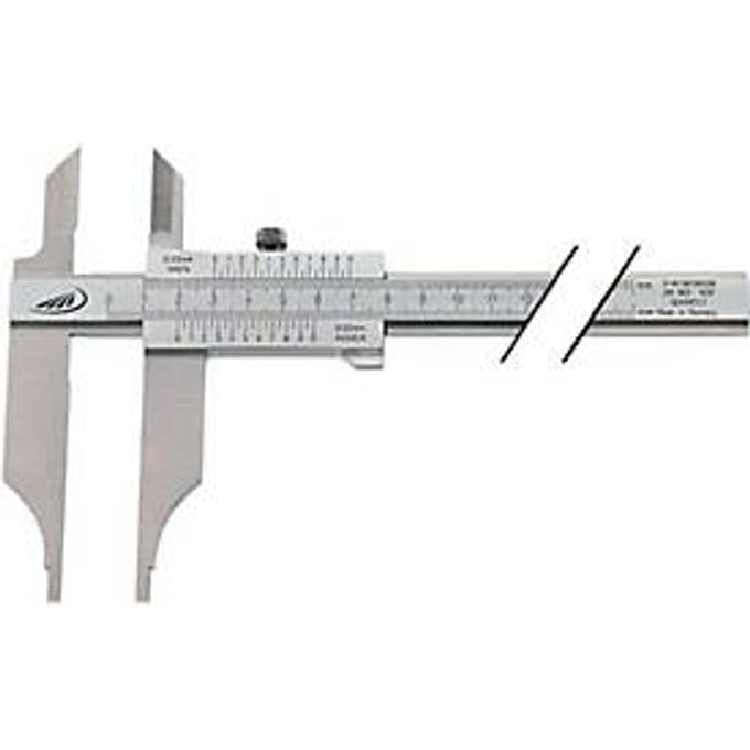 Werkplaatsschuifmaat DIN 862 300 mm met parallaxvrije punten