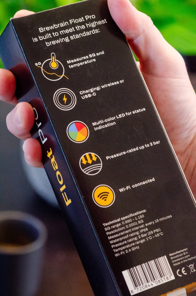Brewbrain Float Pro - Digital Hydrometer - Thermometer