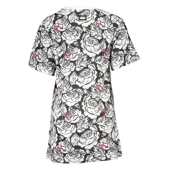 Bloemenroze Print Jurk