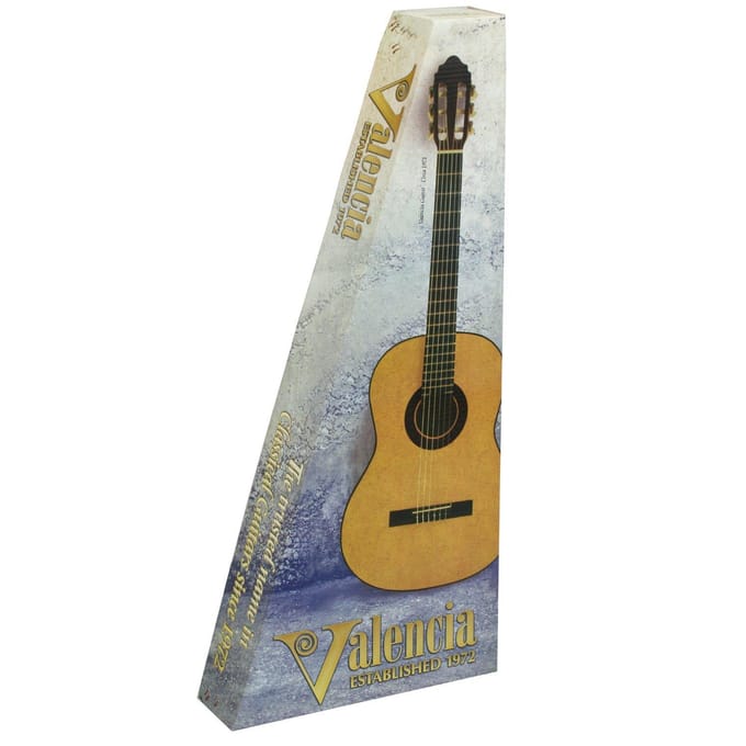 VALENCIA Klassieke Gitaar, 4/4 Maat, VC204, Naturel