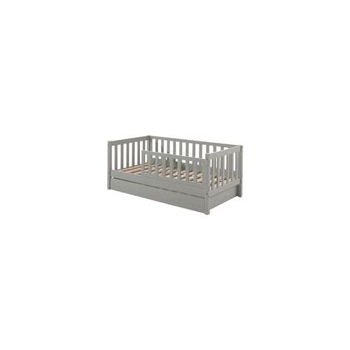 Jaxx juniorbed met lade Tod verticale spijl Grey unisex