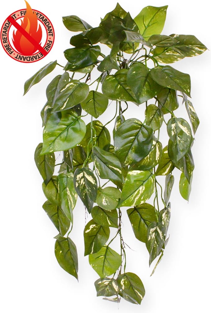 Cissus kunst hangplant deluxe 80cm - FR - brandvertragend