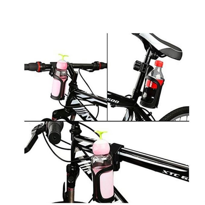 Fietsaccessoires Multifunctionele Waterfles Bekerhouder Fiets Fietsen Stuurmontage Kooi Dropshipping zwart