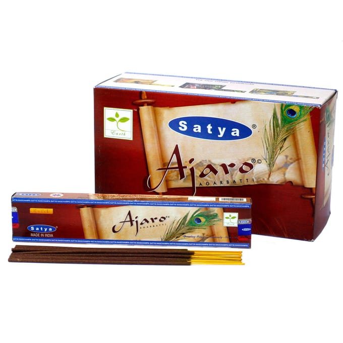 Satya Wierookstokjes - Ajaro - Grote doos van 12 x 15 gram