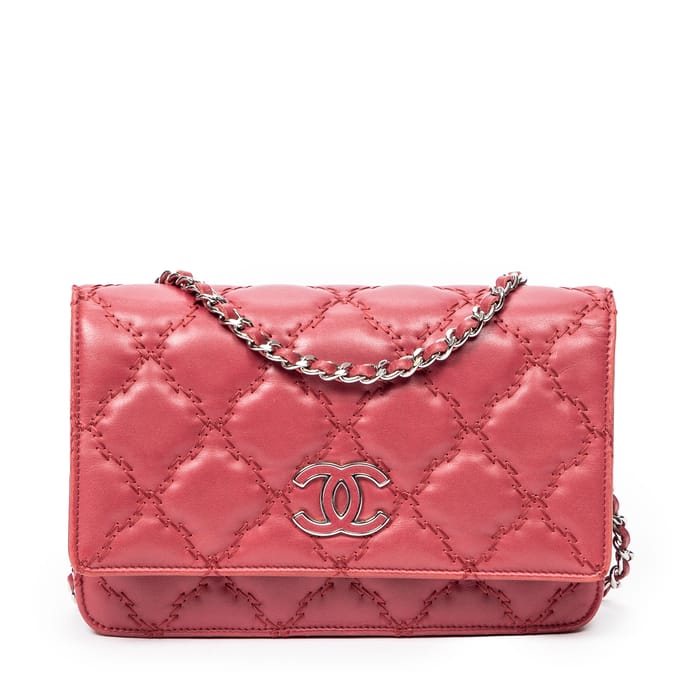 Double Stitch Hampton Wallet On Chain  Schoudertas