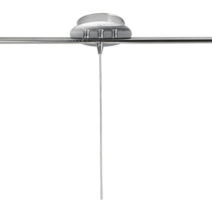 Searchlight Hanglamp Duo 2 rookglas/chroom lang 3-lamps