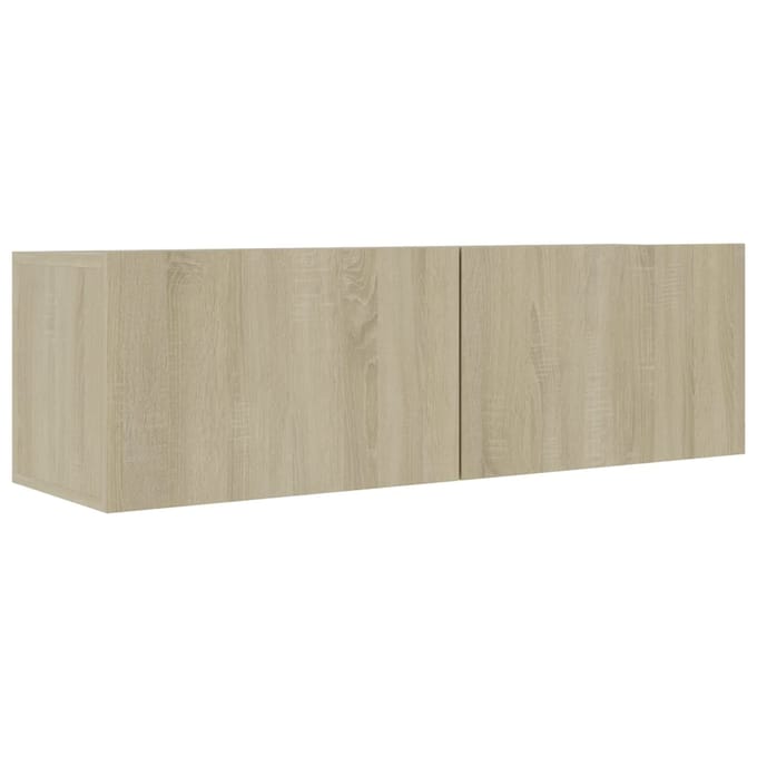 vidaXL - Tv-meubelen - 3 - st - bewerkt - hout - sonoma - eikenkleurig
