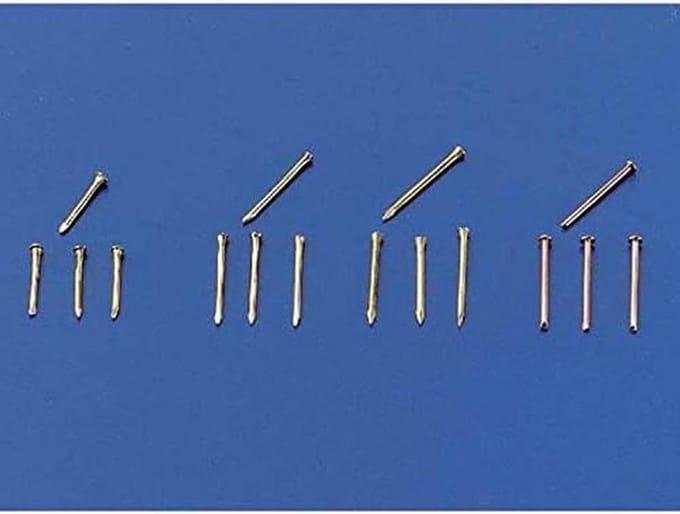 Messing Nagels - Kleine Spijkers - Bevestigen van Materialen - Duurzaam Messing - 100 Stuks - Messing