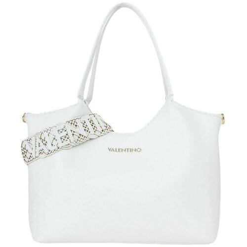 VALENTINO schoudertas shopper Aleksandra Shopping Bag Cream White wit