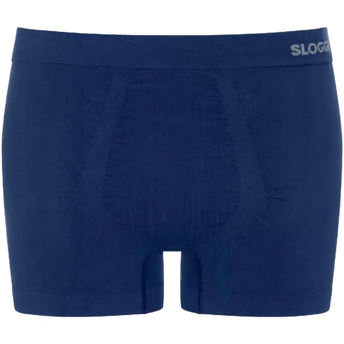 Sloggi Men GO Smooth Short - heren boxershort korte pijp (2-pack) - donkerblauw