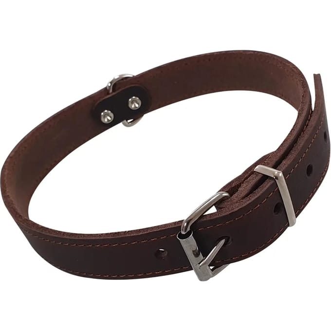 Nobby Halsband TABIL, 60 cm (47-54 cm), 30 mm, Bruin