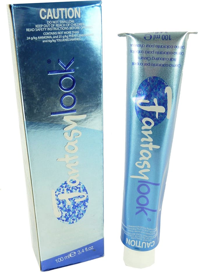 Fantasy look  Haarkleur Permanente Kleuring Crème 100ml - 01 Black / Schwarz