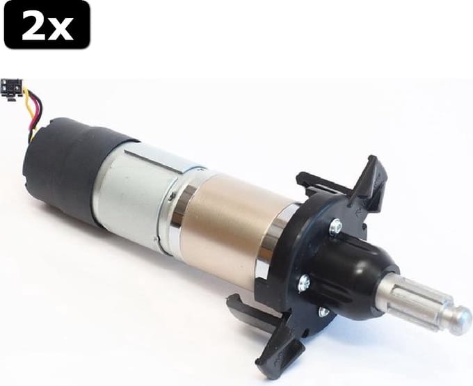 2x Wielmotor/Aandrijfmotor voor Robomow RS