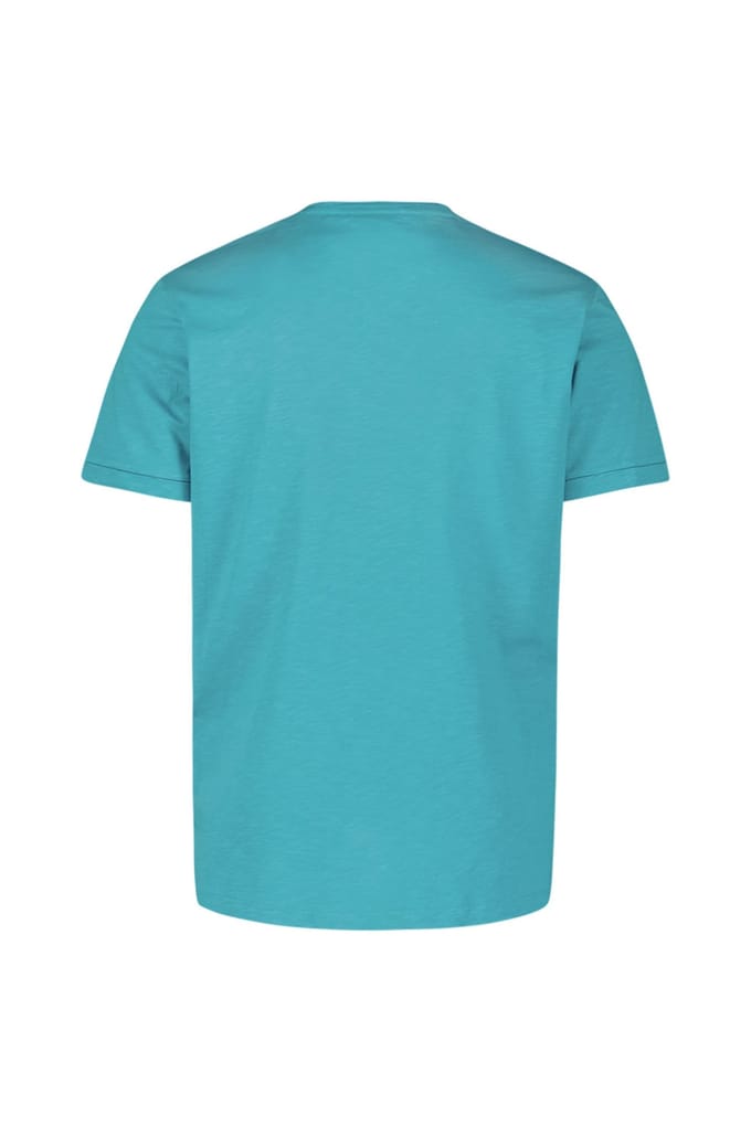 No Excess T-shirt Crewneck Slub Seablue Größe: L | Basic T-Shirts Outlet | Herren | Blau