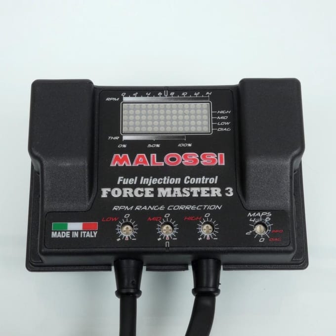 Malossi-computer voor scooter 312 530 8698 (bouwjaar 2012 t/m 2016) 5515730 / Force Master 3 nieuw