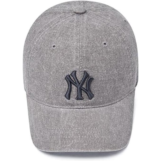 MLB Geborduurde Baseballpet Unisex Eendensnavel Hoed voor kinderen ONE SIZE grijze kleur