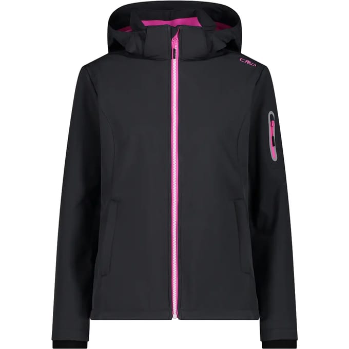 Cmp 39a5006 Softshelljack Zwart 2XS Vrouw