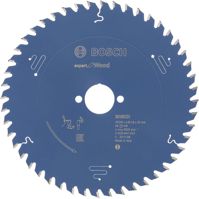 Bosch Accessories Expert for Wood 2608644053 Cirkelzaagblad 200 x 30 x 1.8 mm Aantal tanden: 48 1 stuk(s)
