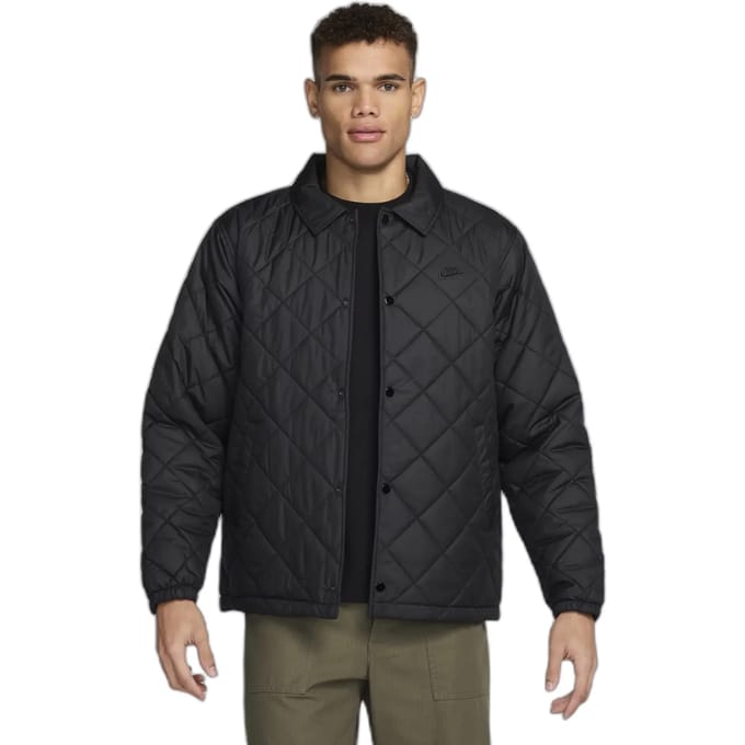 Coach Jacket Men Club Therma-fit Jacket Zwart/zwart/zwart