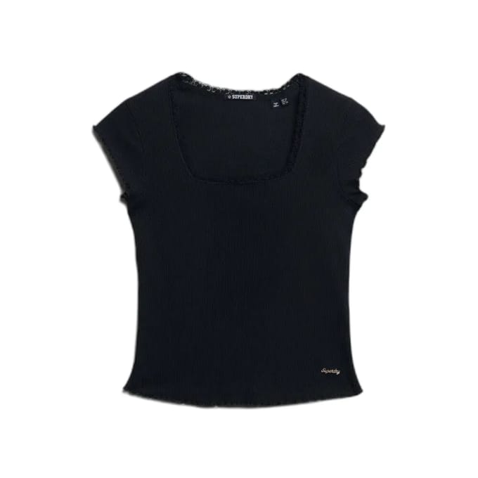 Superdry - Athletic Essentials T-shirt met vierkante hals - Dames - T-shirts