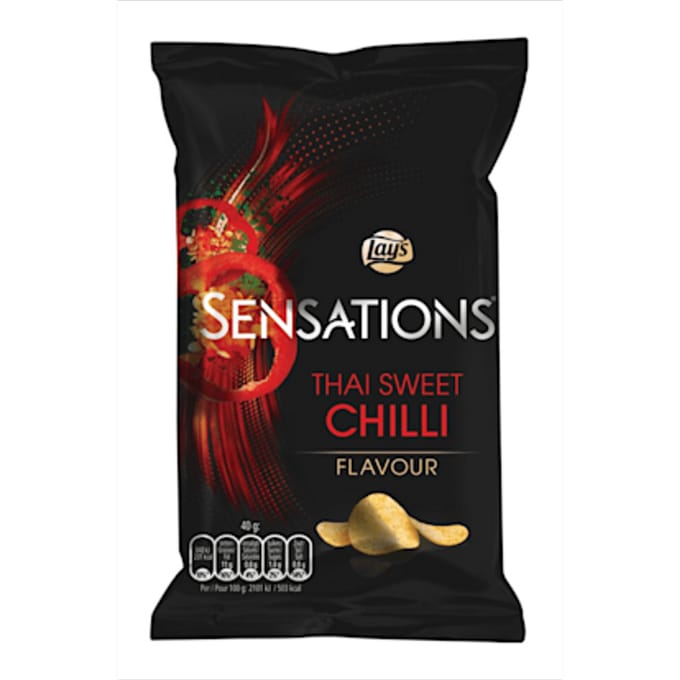 Chips Lay's Sensations Thai sweet chilli zak 40gr