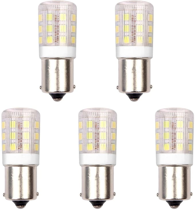 SPL Ba15d LED Lamp 3W - Neutraal Wit - 250lm - LED Buislamp T18 - 5 Stuks