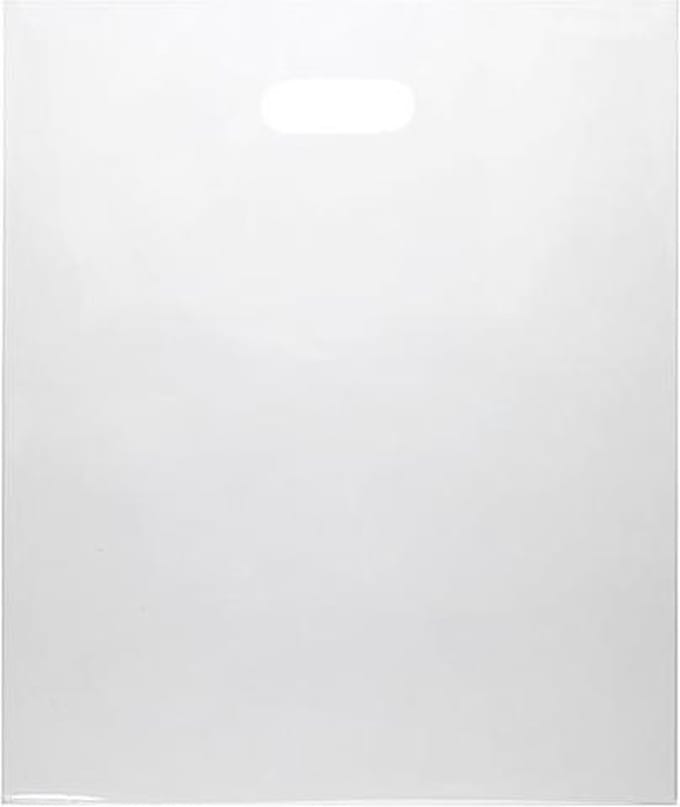 Draagtassen Plastic Helder 30,5x38,1cm PE 60 Micron (100 stuks)