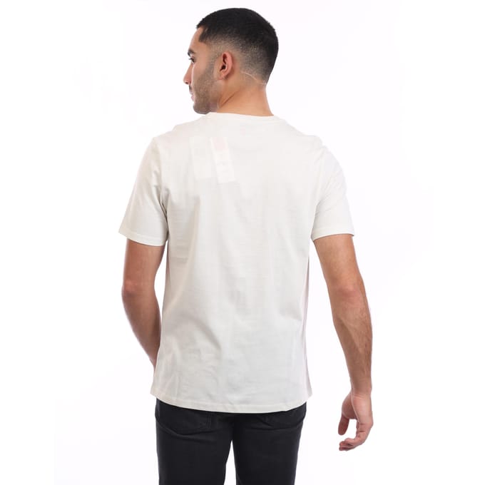 Timberland Heren Lineair Logo T-Shirt (Beige)