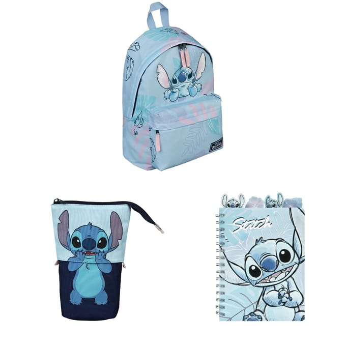 Lilo & Stitch schoolset; rugzak, etui en notitieboek