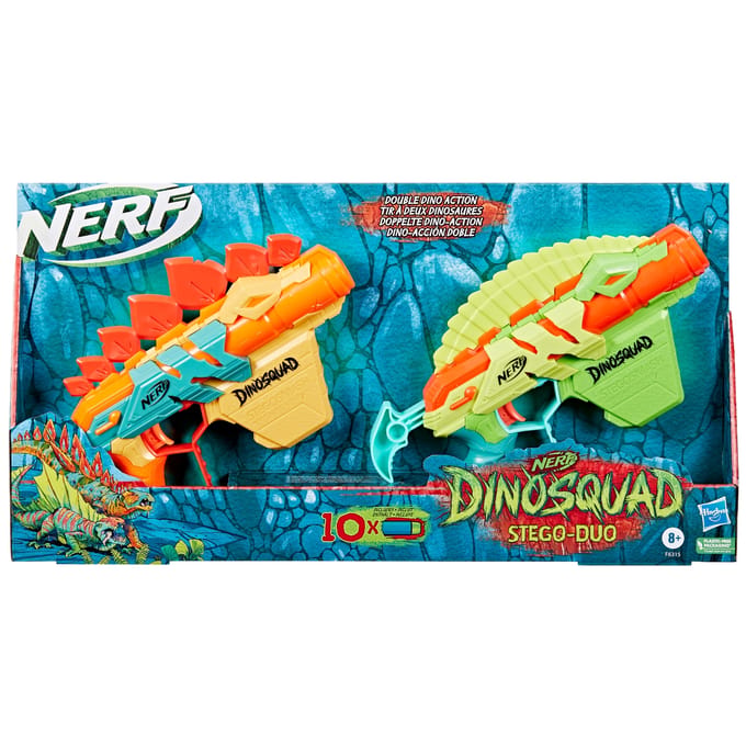 Hasbro Nerf Dino Squad Stego Duo Pack Dartblasters