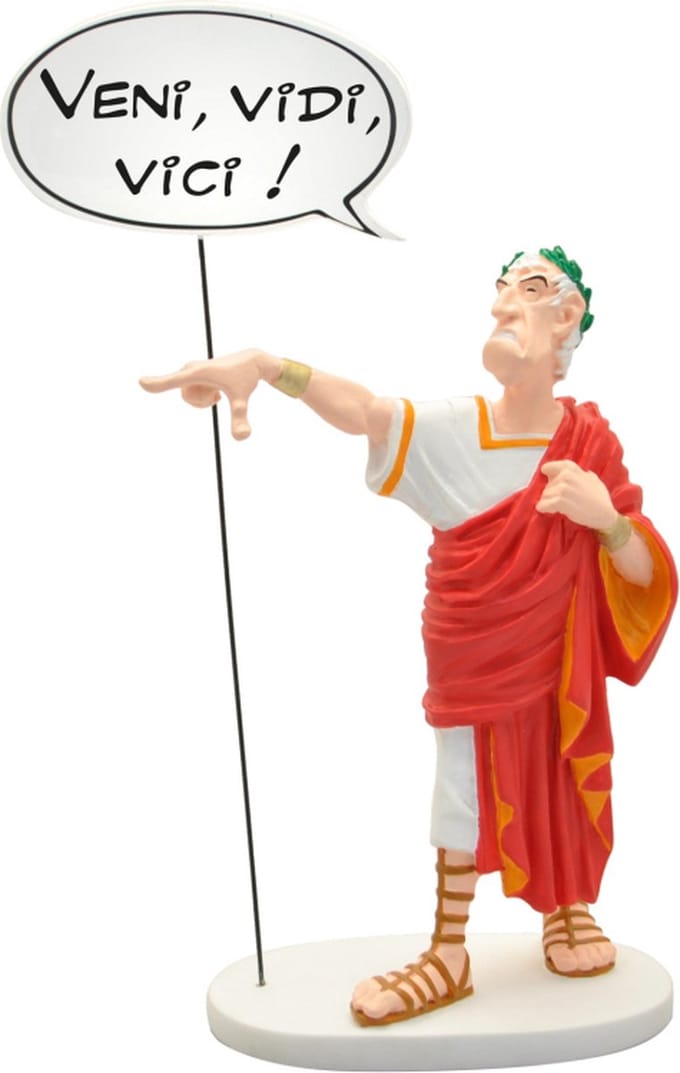 Asterix cesar - Kunstharsfiguur - Veni Vidi vici