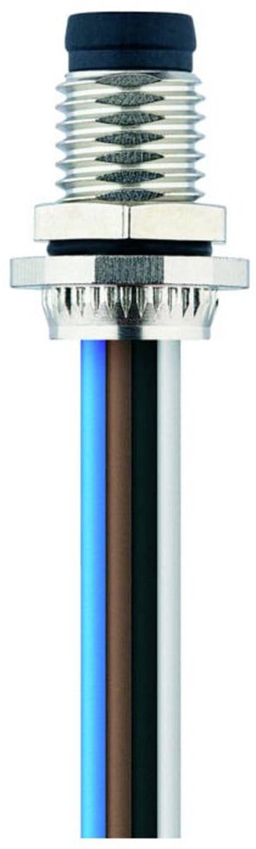Escha 8071422 Flensstekker M8 Aantal polen (sensoren): 4 Flensstekker 0.2 m 1 stuk(s)