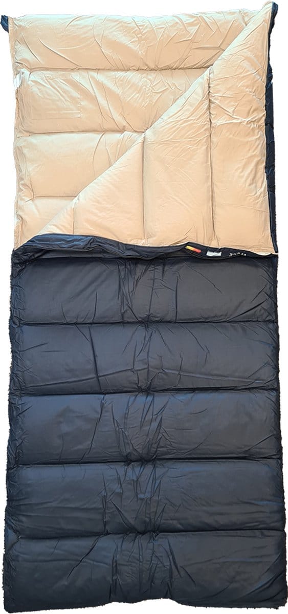 Polydaun Venice XL - Slaapzak - Extra Ruimte - Comfort Temperatuur 3°C - Koppelen tot 2-Persoons - lengte 220 cm