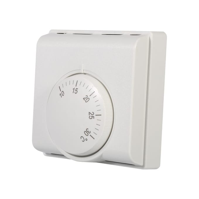 220V kamer mechanische temperatuurregelaar thermostaat schakelaar voor centrale airconditioning nieuw white