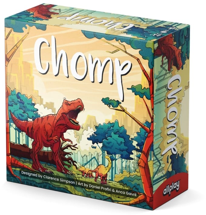 Allplay Chomp - Leuk en snel gezelschapsspel - Vanaf 8 jaar - 1-4 spelers