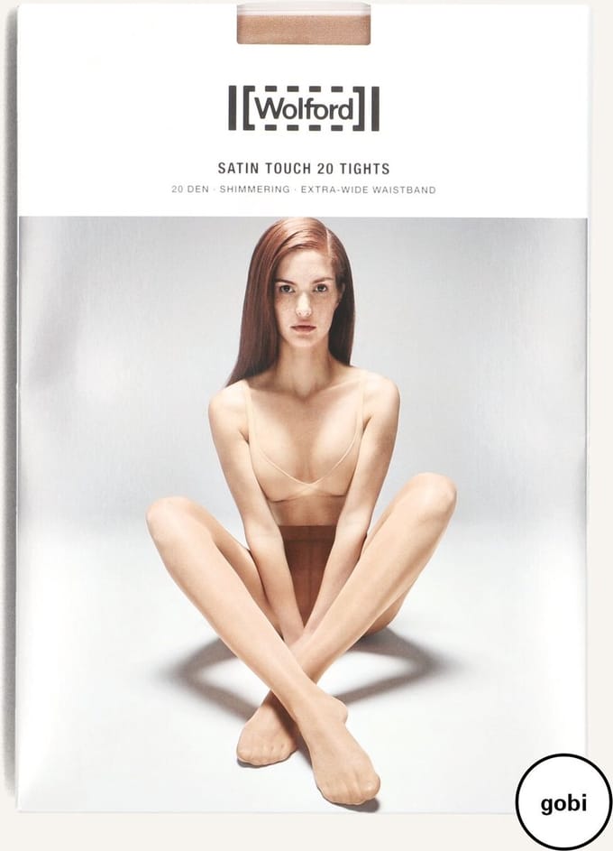 WOLFORD Satin Touch 20 Tights Beenmode Dames - Beige - Maat S