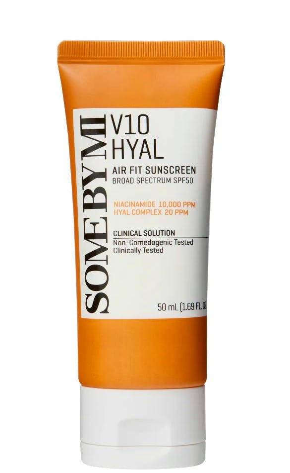 V10 Hyal, Air Fit Zonnebrandcrème, Spf 50, 50Ml(1,69 fl oz) white