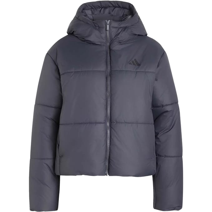 Adidas Essentials Highloft Insulated Puffer Jassen Dames - Grijs - Maat M (38-40) - Poly Mesh