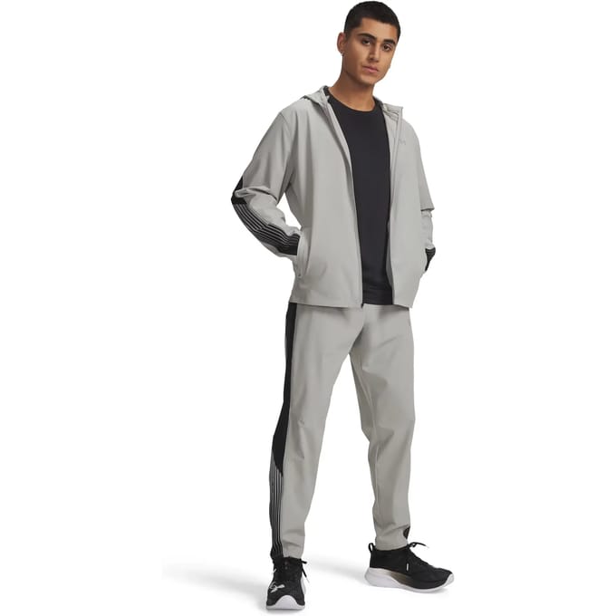 Under Armour Velocity Broeken Heren - Grijs - Maat M - Poly Woven