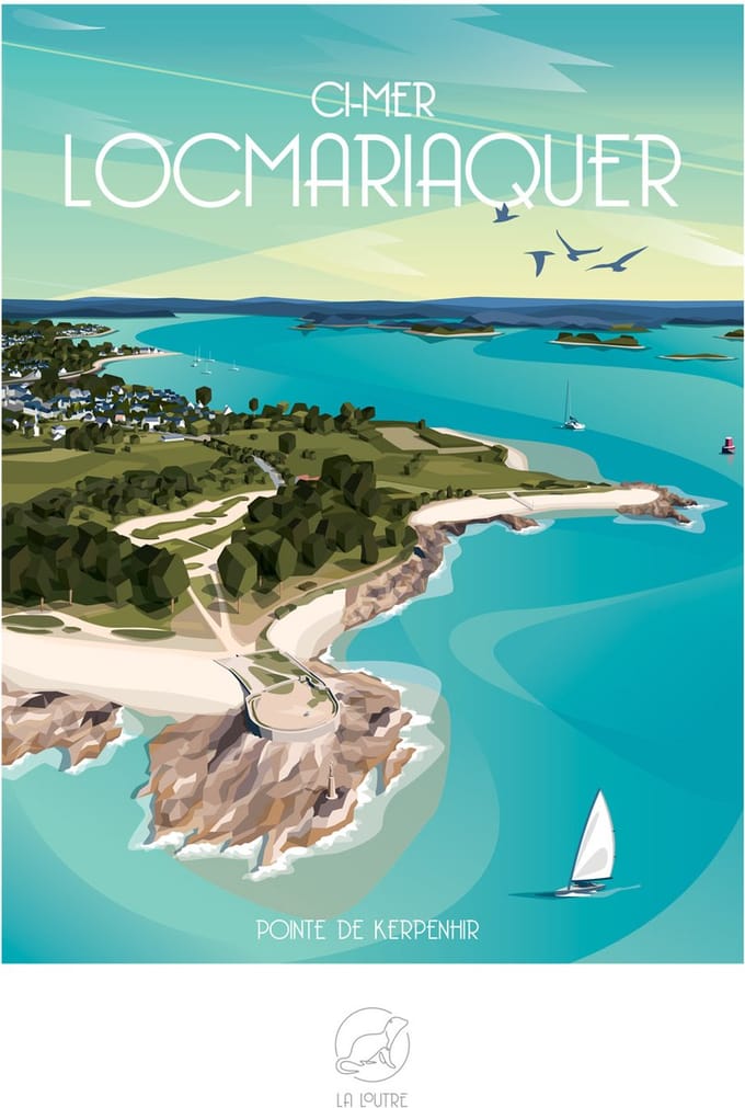 La Loutre puzzel Locmariaquer by the sea - 1000 stukjes puzzel.
