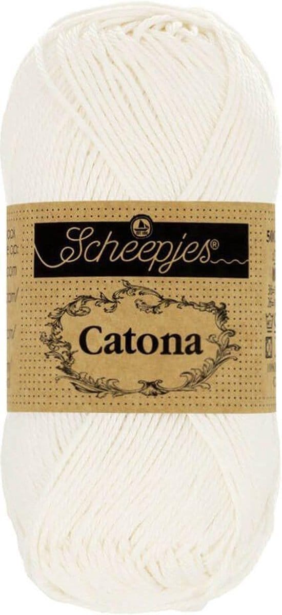 Scheepjes Catona 10gr - 105 Bridal White